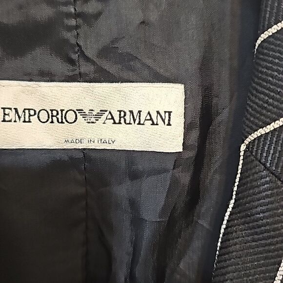 Emporio Arman Striped  women's Blazer size small - Picture 3 of 12